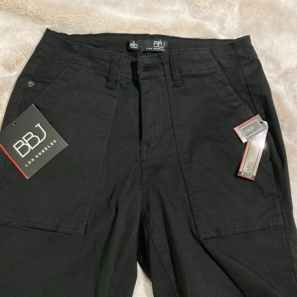 BOOM BOOM JEANS - Vancouver Twill Jogger Size 2, Black.  New with tags.